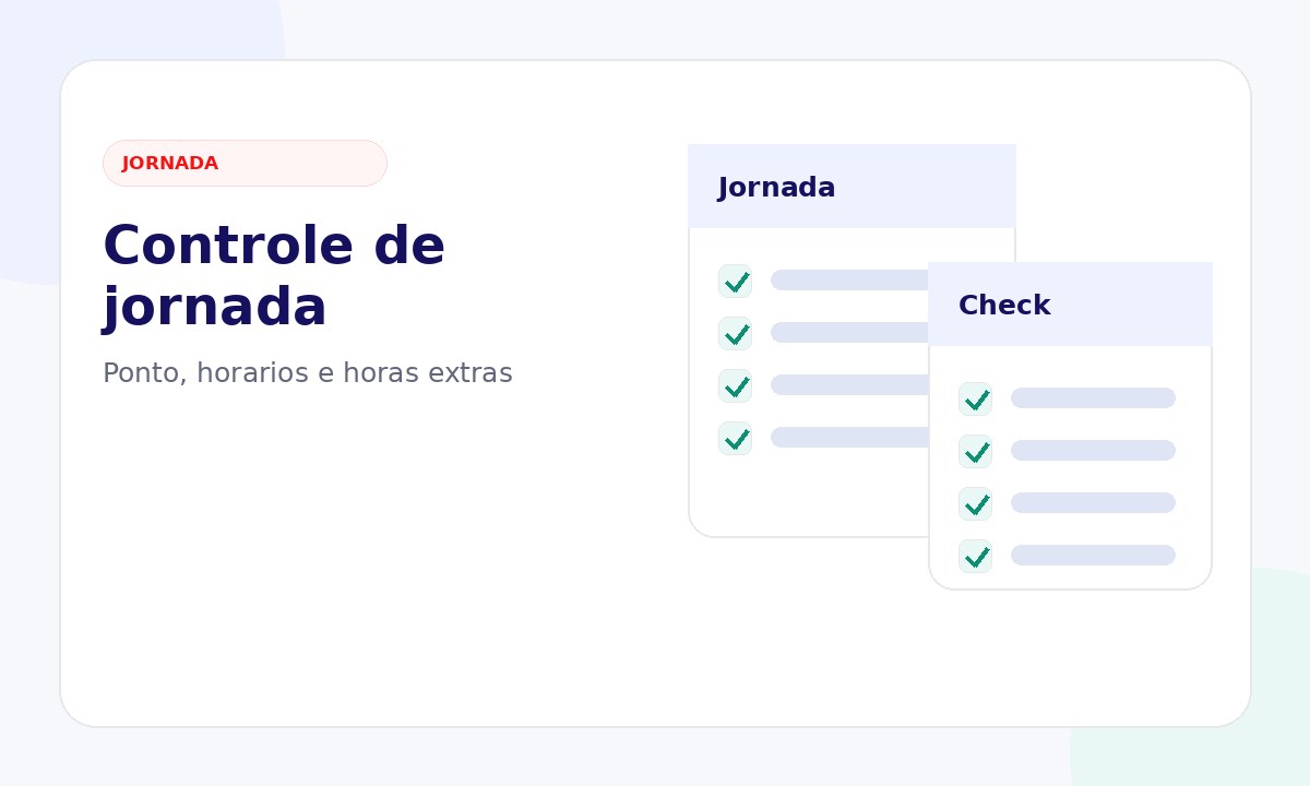 Controle de ponto e relógio para jornada de empregado doméstico